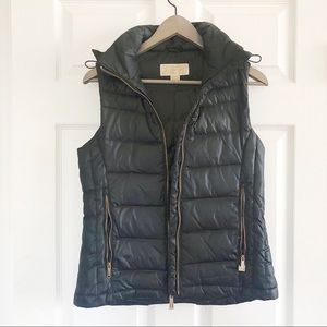 Michael Kors Puffer Vest with Detachable Hood